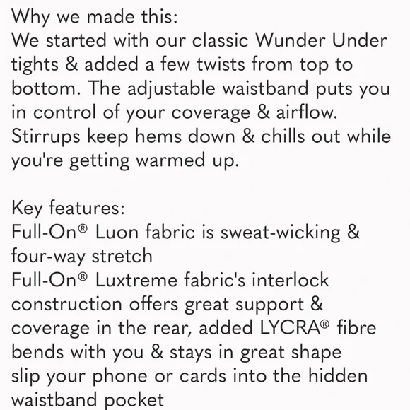 Lululemon Wunder Under Stirrup Pant Special Edition - Picture 15 of 16